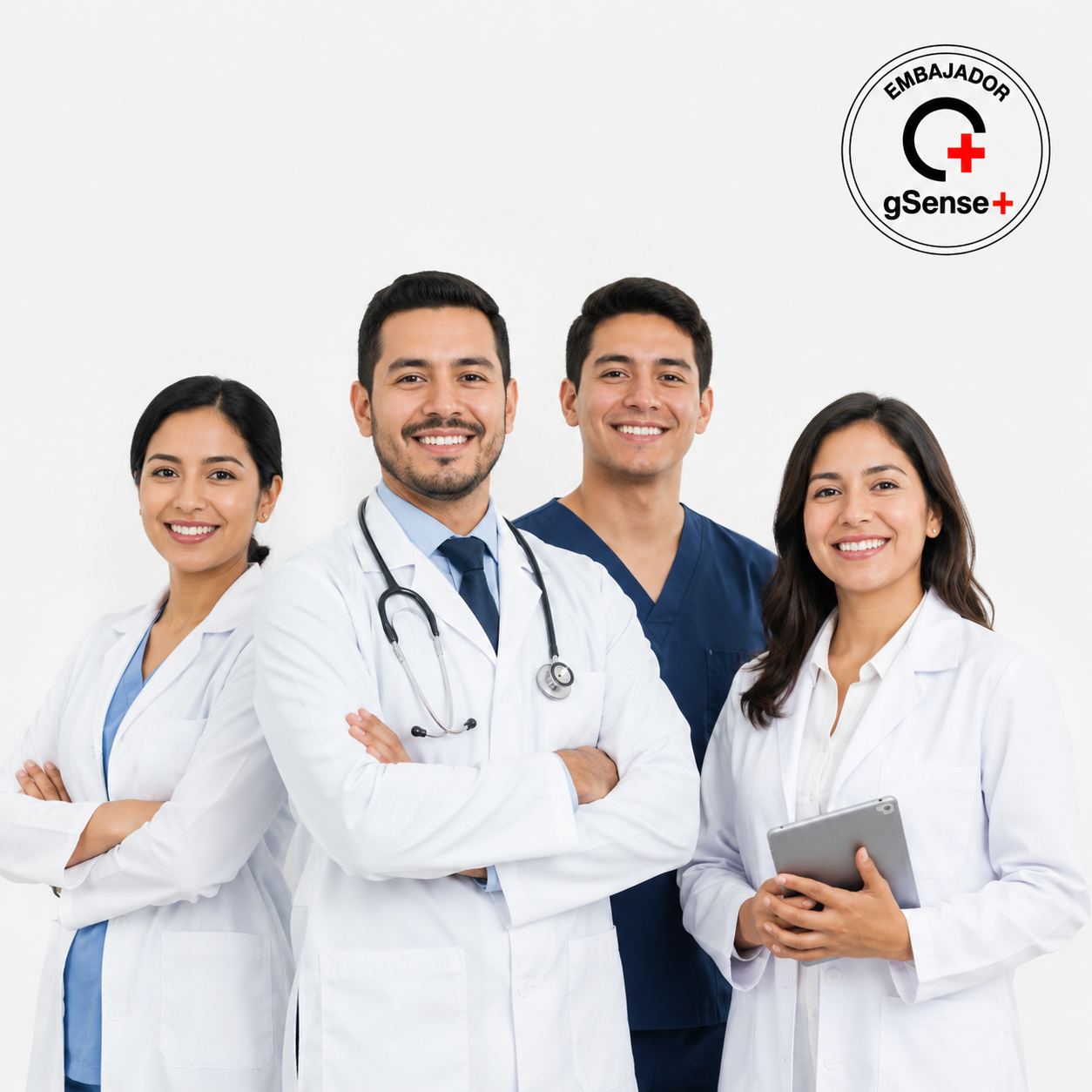 Profesionales de salud Embajadores gSense+ del primer nivel de atención